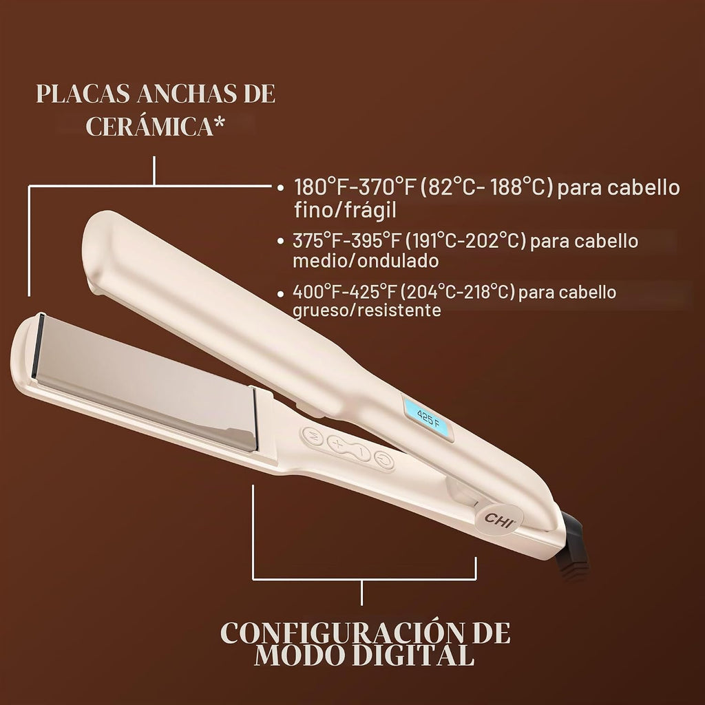 CHI Plancha digital original de cerámica y protector de hierro 44 (...