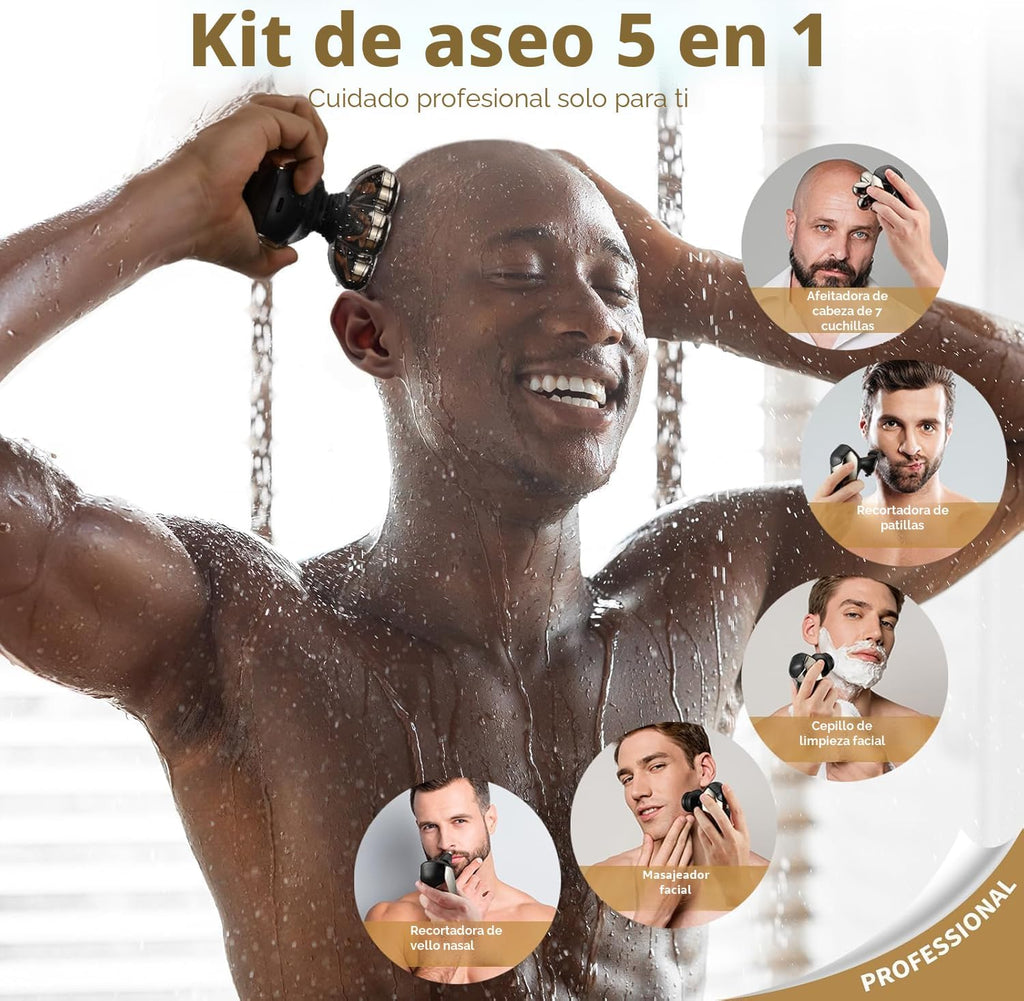 SHPAVVER - Afeitadoras de cabeza para hombres calvos: maquinilla de...