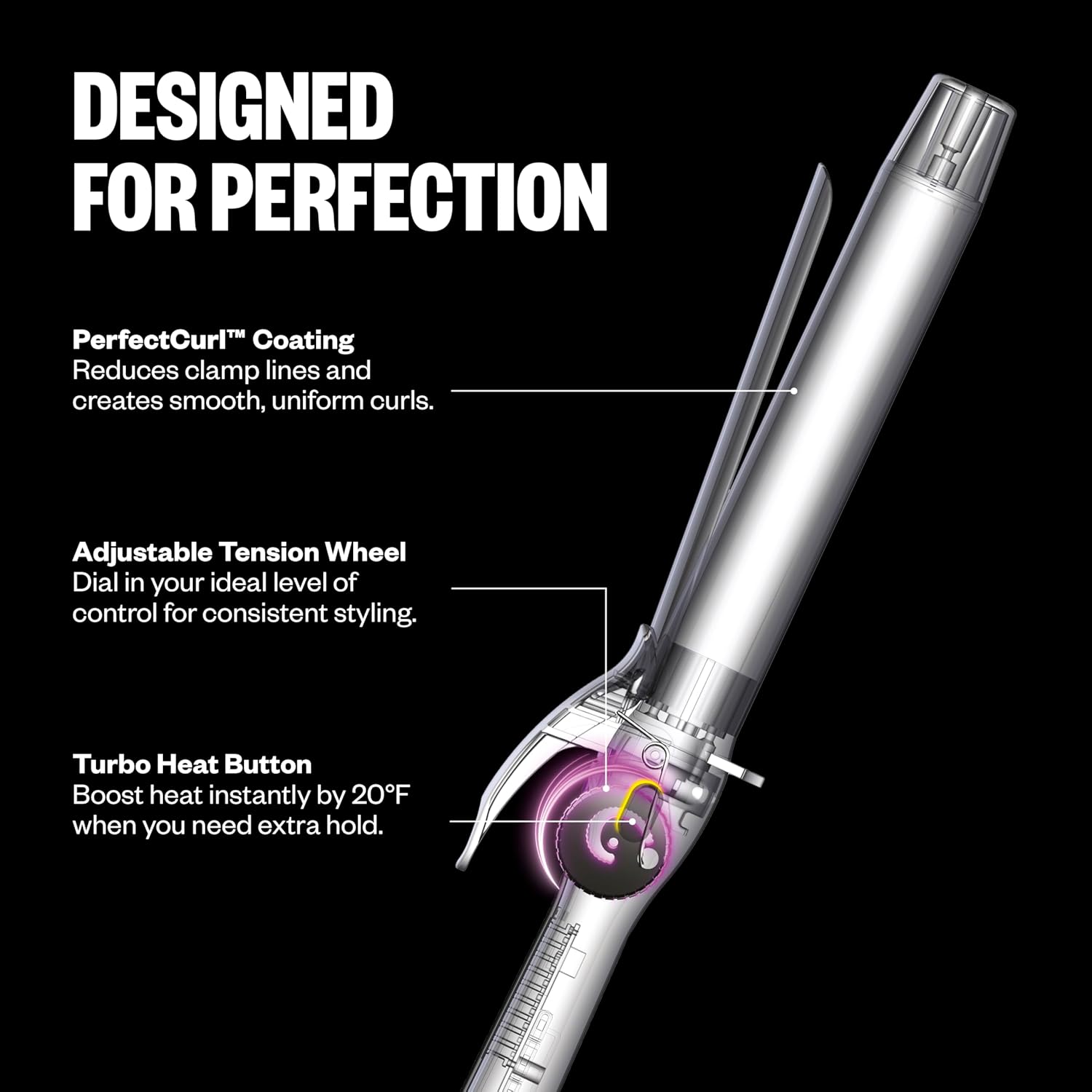 BaBylissPRO Nano Titanium PrecisionGrip Rizador