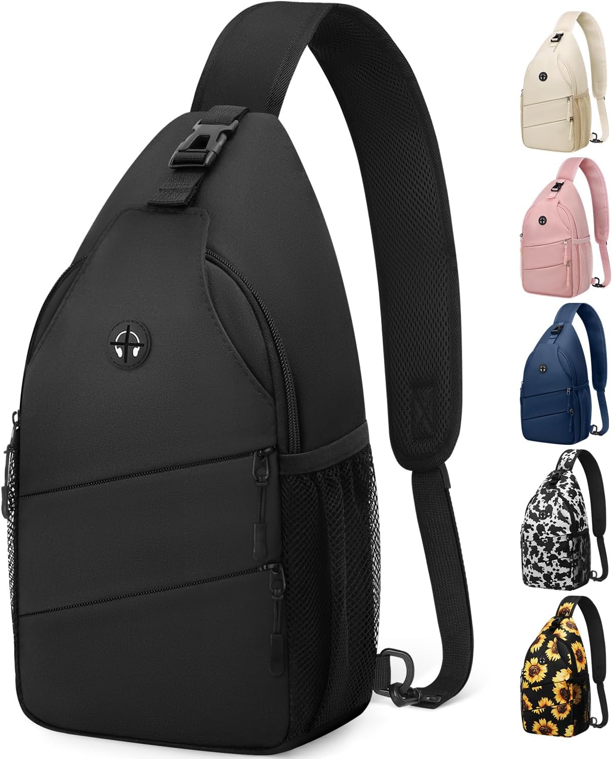 Pritent Bolsos cruzados para mujeres y hombres, mochila de moda, bo...