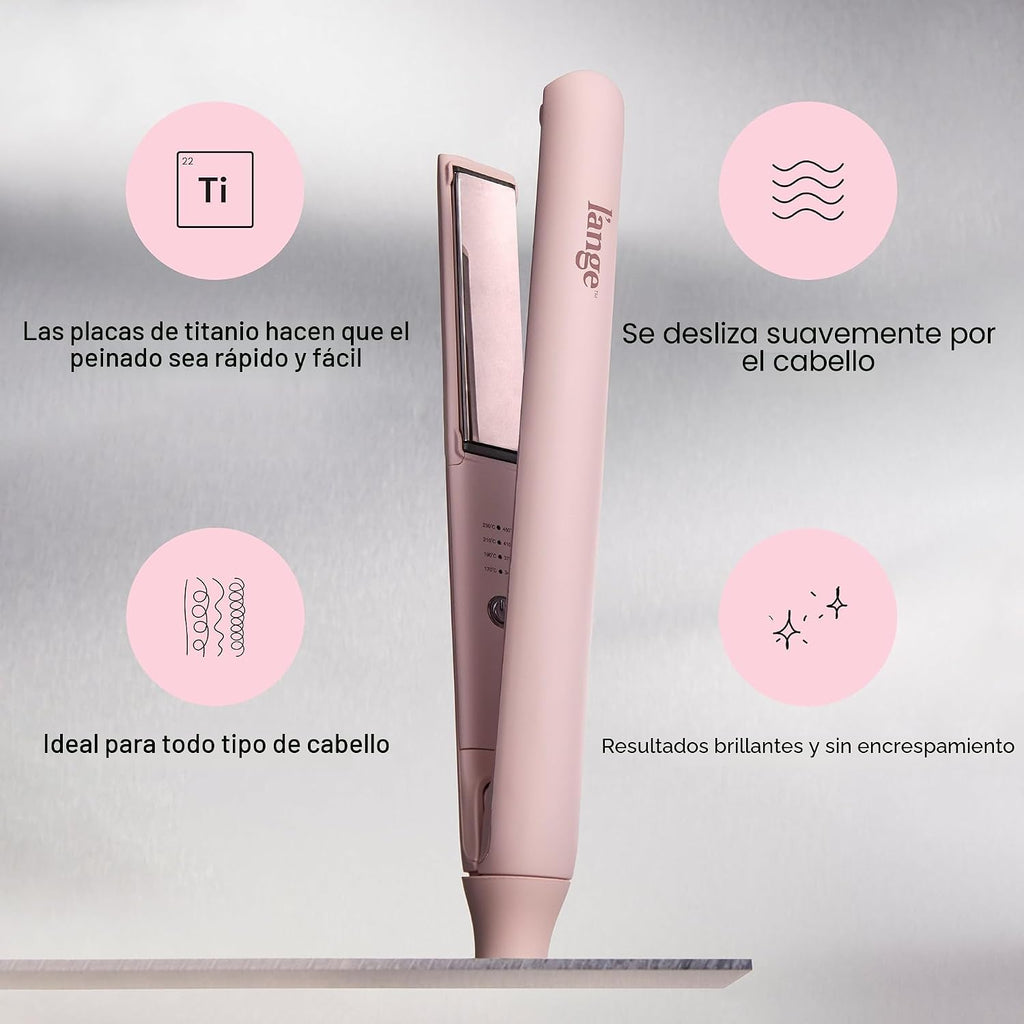 L'ANGE HAIR Plancha Alisadora de Titanio Straight Forward \u201...