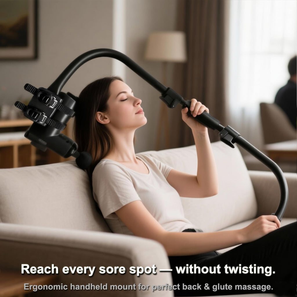 Soporte ajustable para pistola de masaje con rango de longitud de 3...