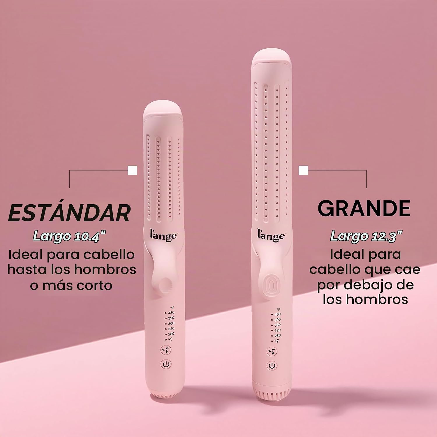 L'ANGE HAIR Le Duo Grande 360° Airflow Styler | Varita rizadora...