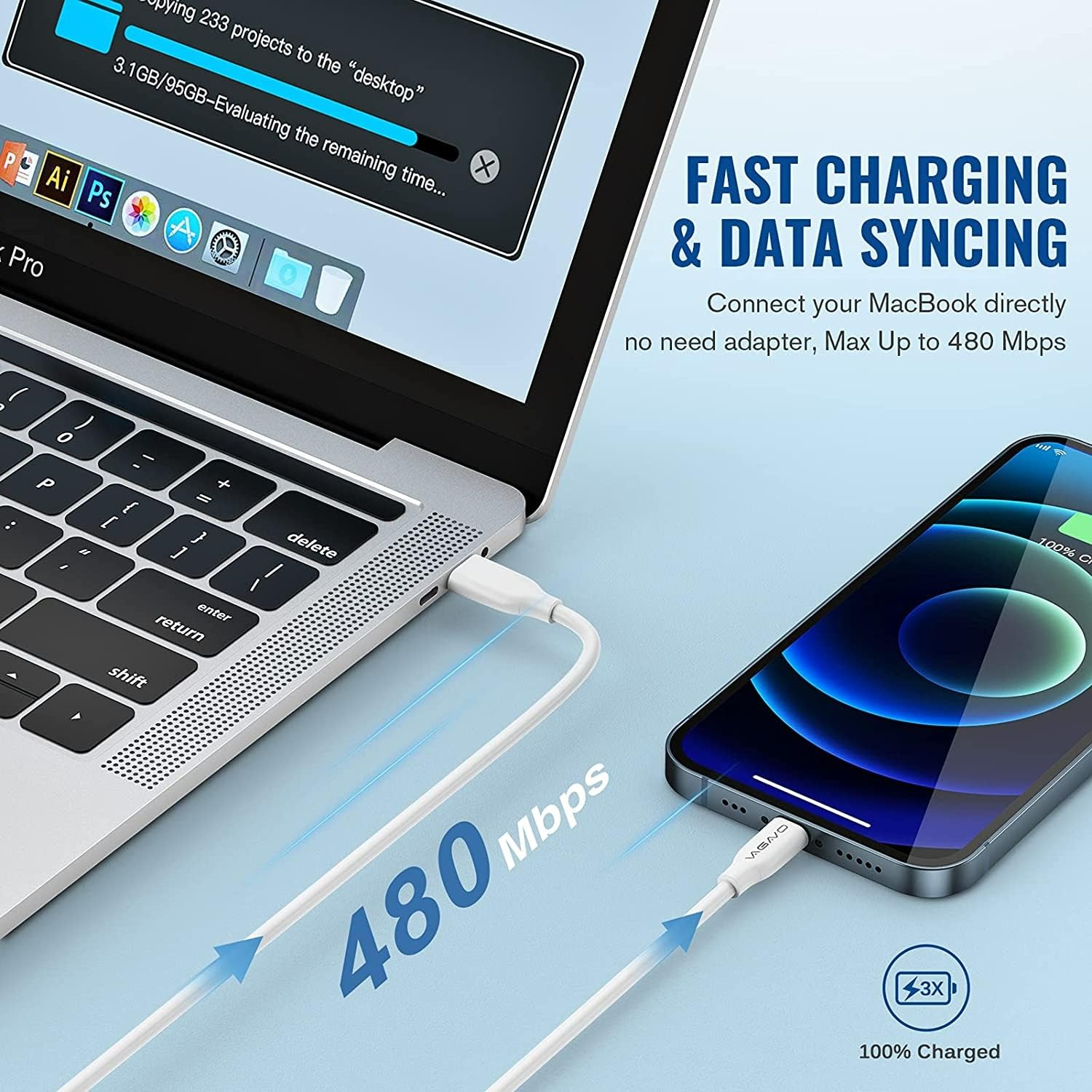 [Apple MFi Certified] 2Pack iPhone 14 Charger Fast Charging,20W USB...