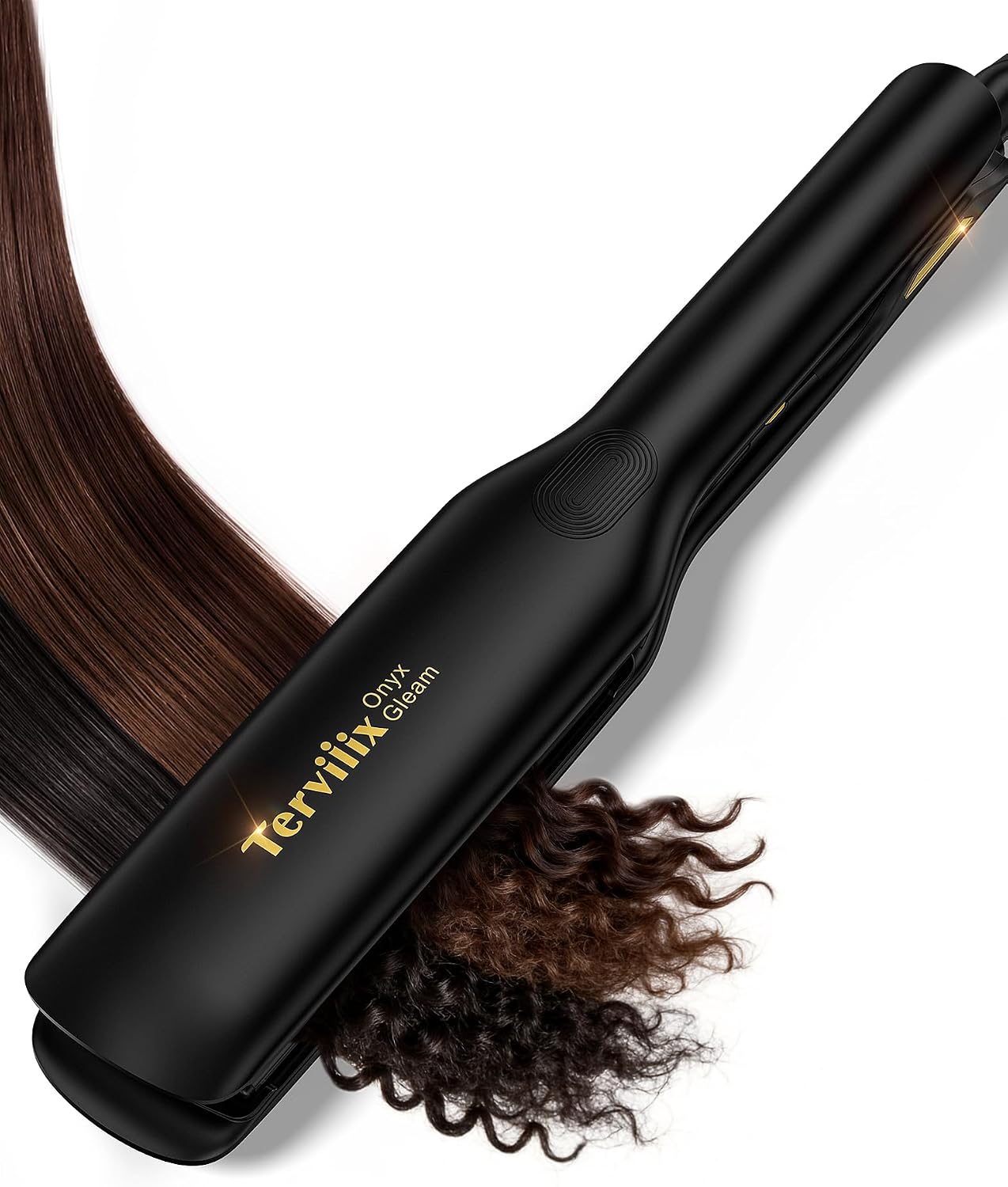 Terviiix Plancha alisadora de pelo, cubre más cabello en una pasada...