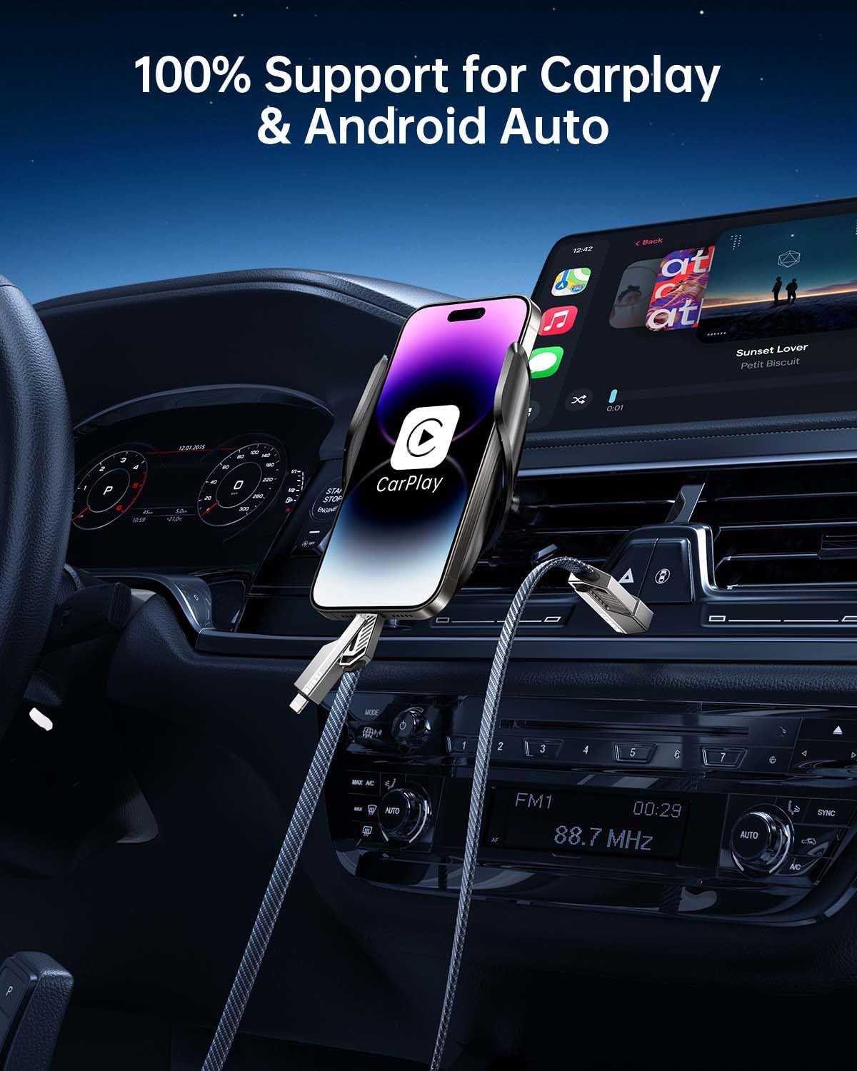 [Uno es suficiente] Compatible con cable USB C a Lightning 4 en 1,...