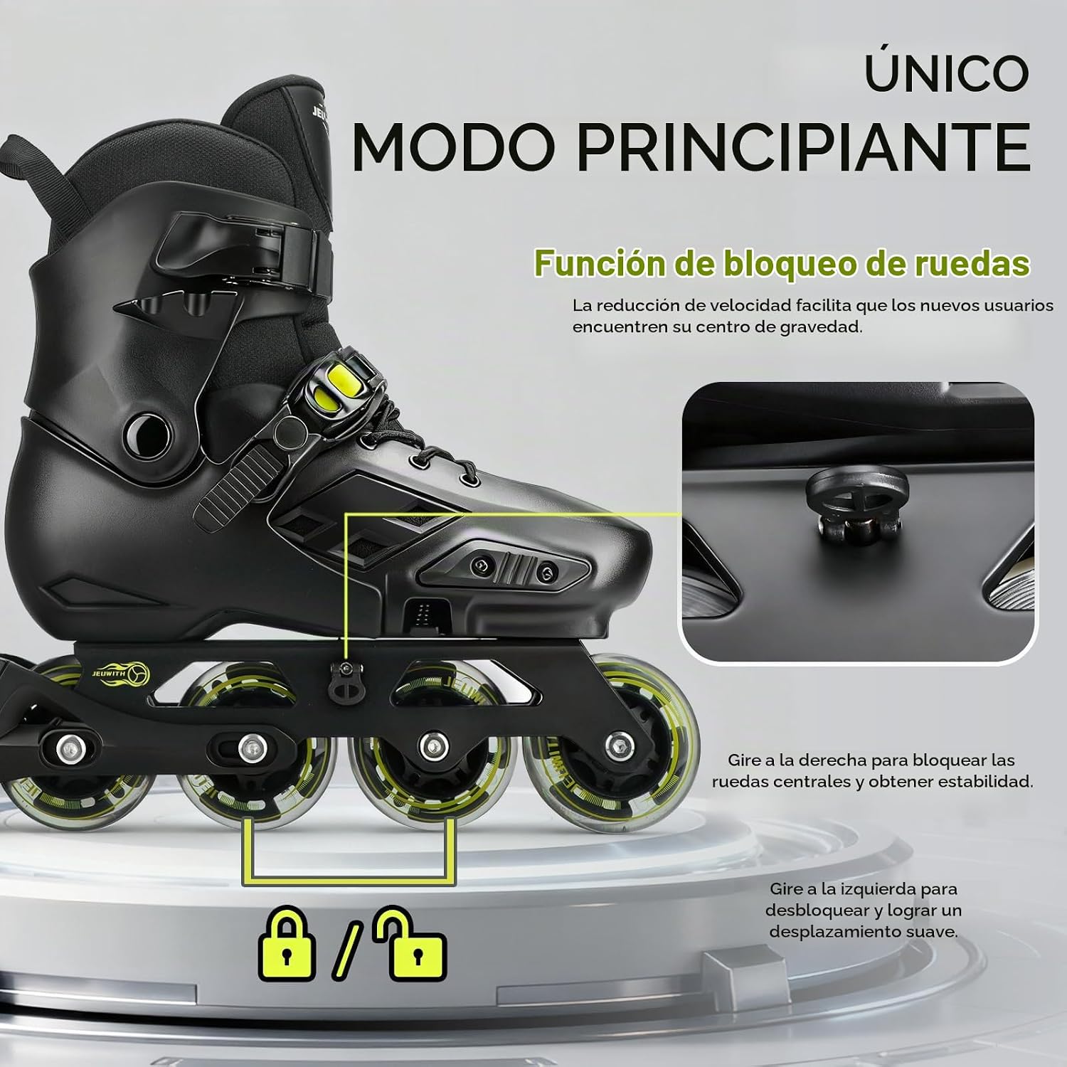 Patines en línea para niños, patines ajustables intermitentes, pati...