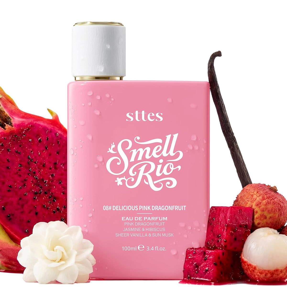Sttes Smell Rio 08# (Delicious Pink Dragonfruit) Eau de Parfum para...
