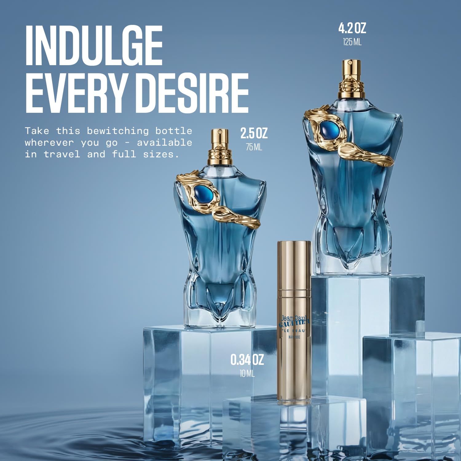 Jean Paul Gaultier Le Beau Narcisse Eau de Parfum para hombre, colo...