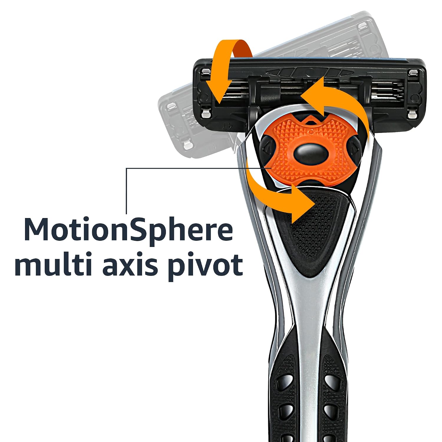 Amazon Basics - Maquinilla de afeitar de 3 cuchillas MotionSphere p...