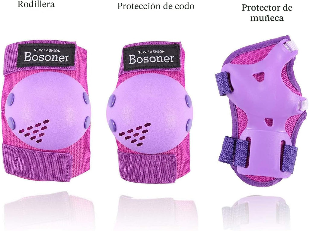 BOSONER Rodilleras\/Coderas\/Muñequeras para Niños\/Jóvenes de 3-15...