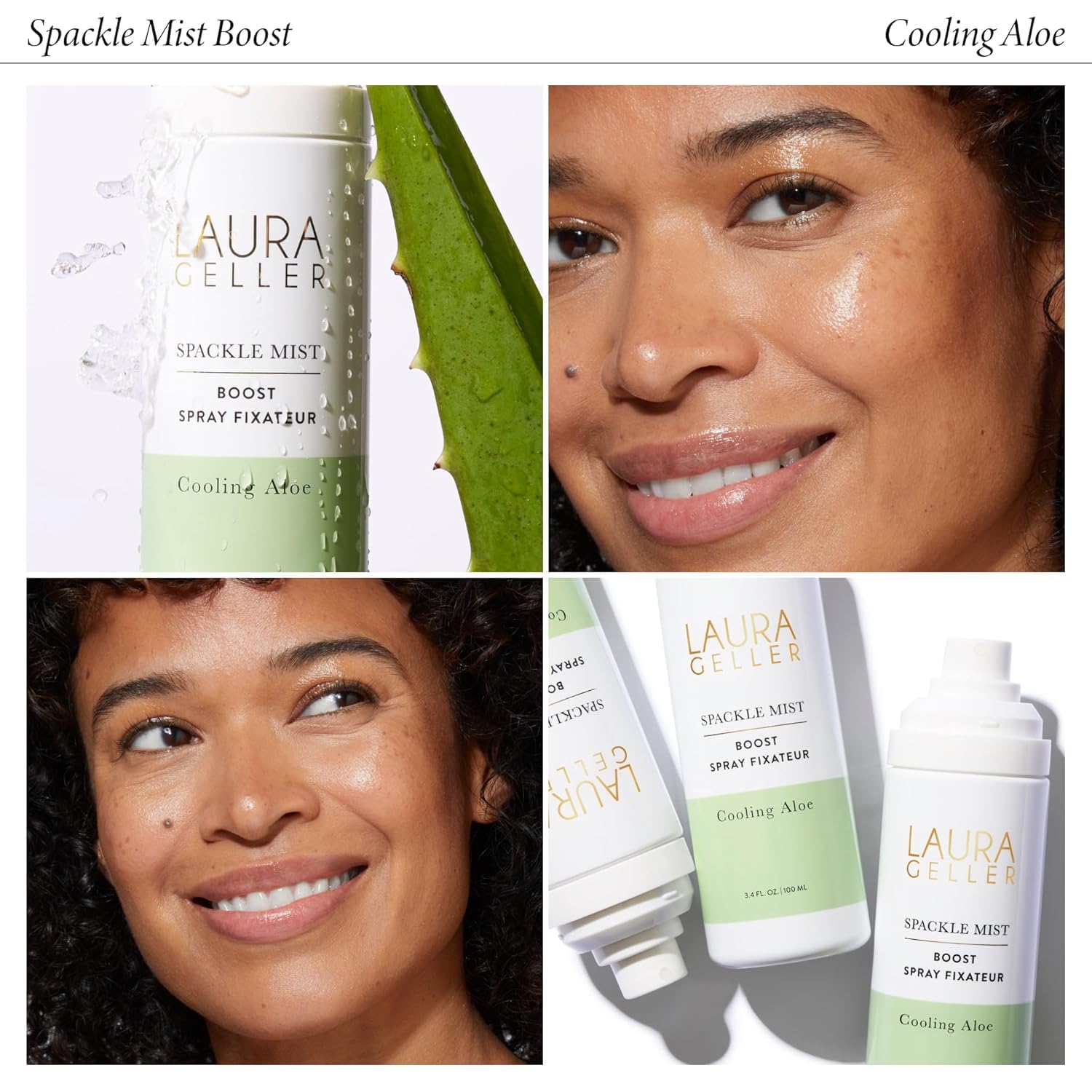 LAURA GELLER NEW YORK Spackle Mist Boost con aloe refrescante - Spr...