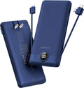 VEGER Cargador portátil con enchufe AC incorporado y cables, todo e...