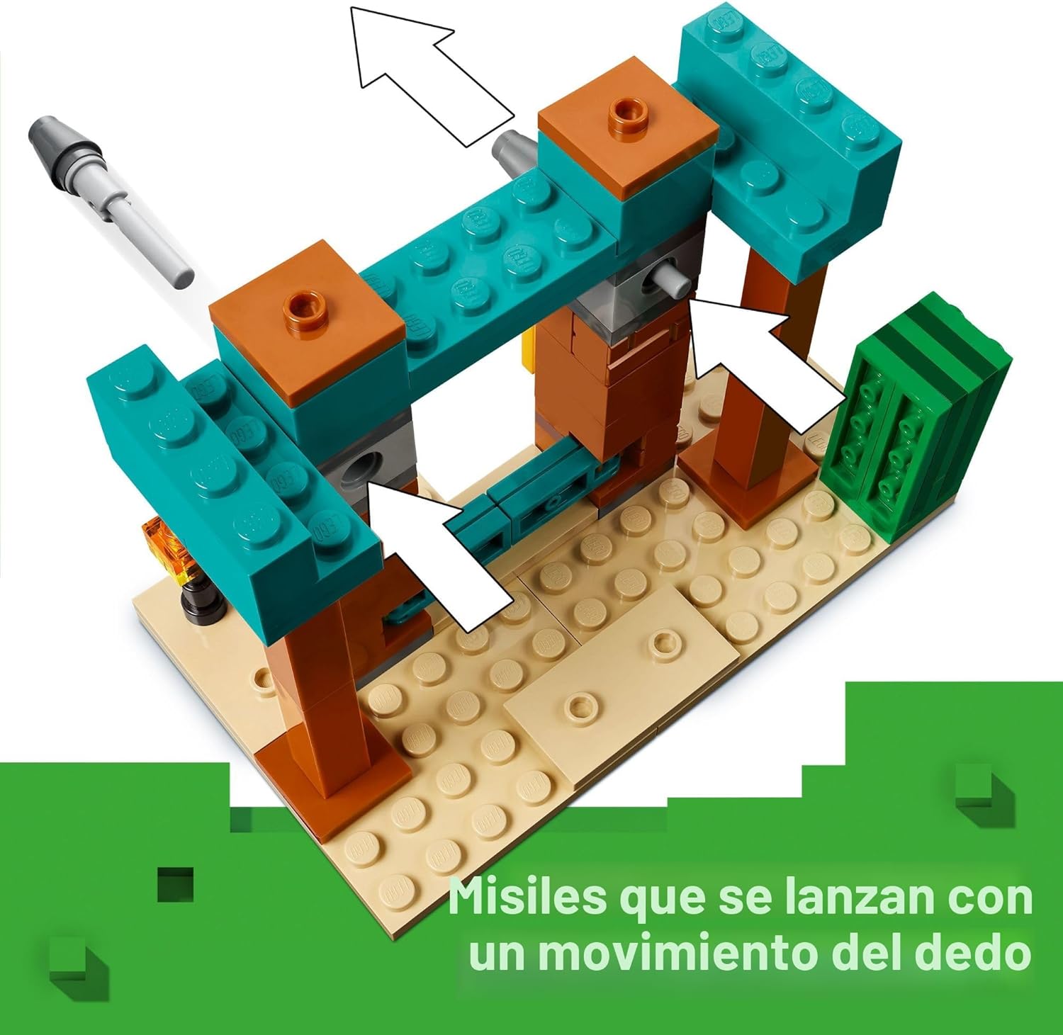 LEGO Minecraft The Illager Desert Patrol Figuras de juguete y juego...