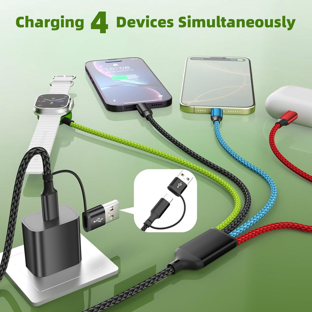 Travel Essentials - Cargador de Apple Watch, cable de carga múltipl...