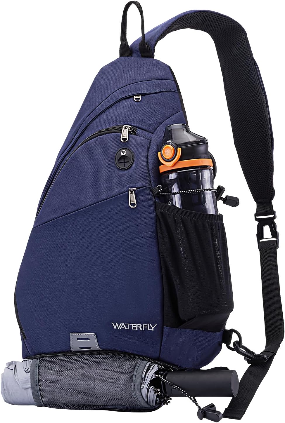 WATERFLY - Mochila con eslinga, bandolera pequeña, mochila al hombr...