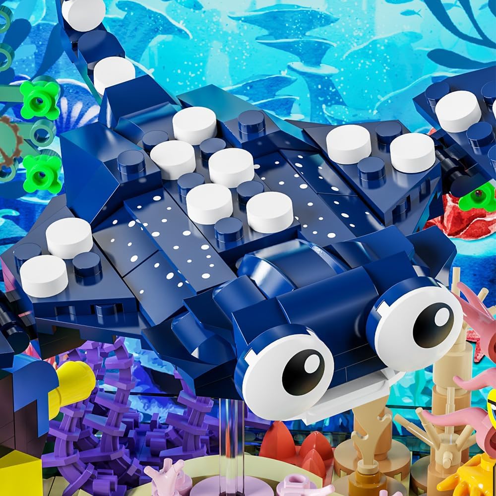Maxiryx Fish Tank Building Set - Marine Aquarium Toy, Christmas, Bi...