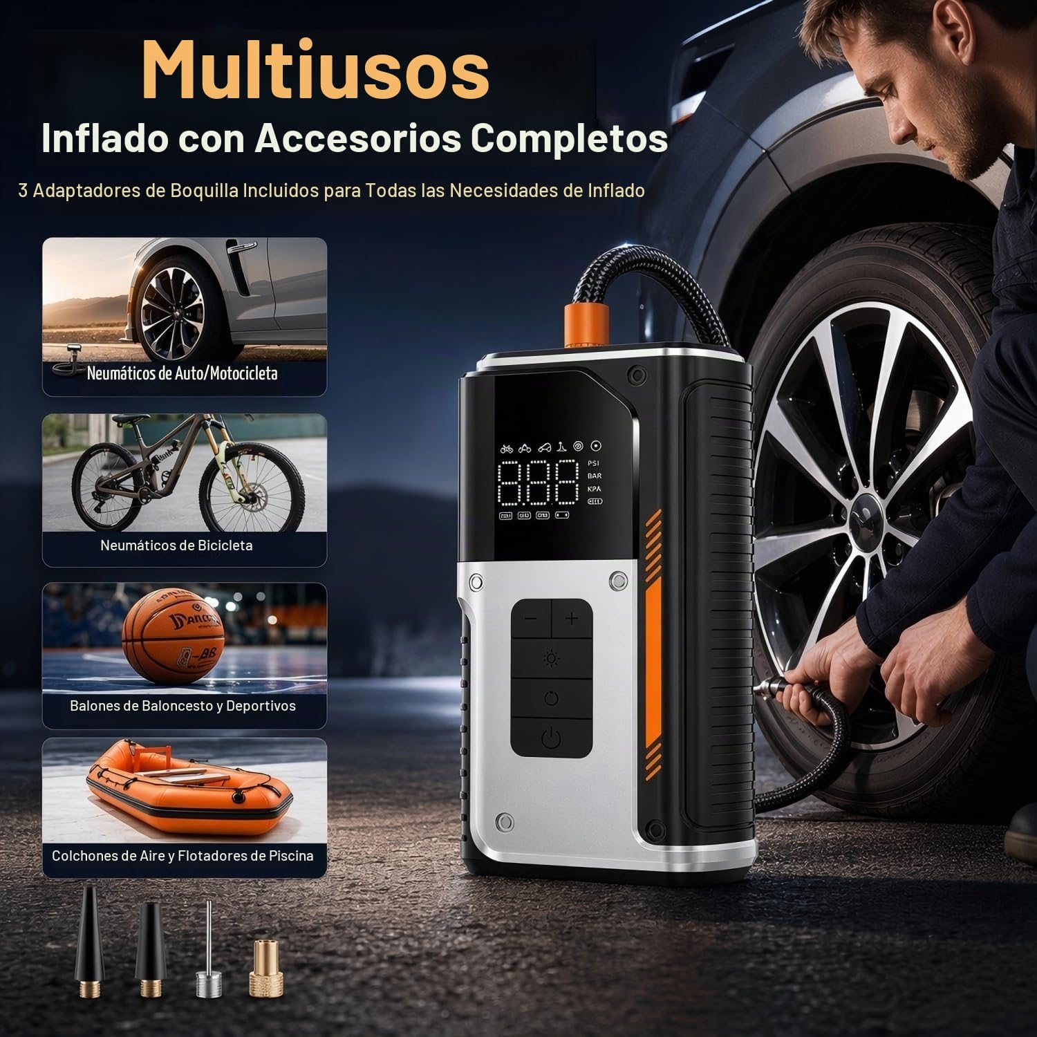 [2026NEW] Arrancador de batería portátil para automóvil de pico 500...