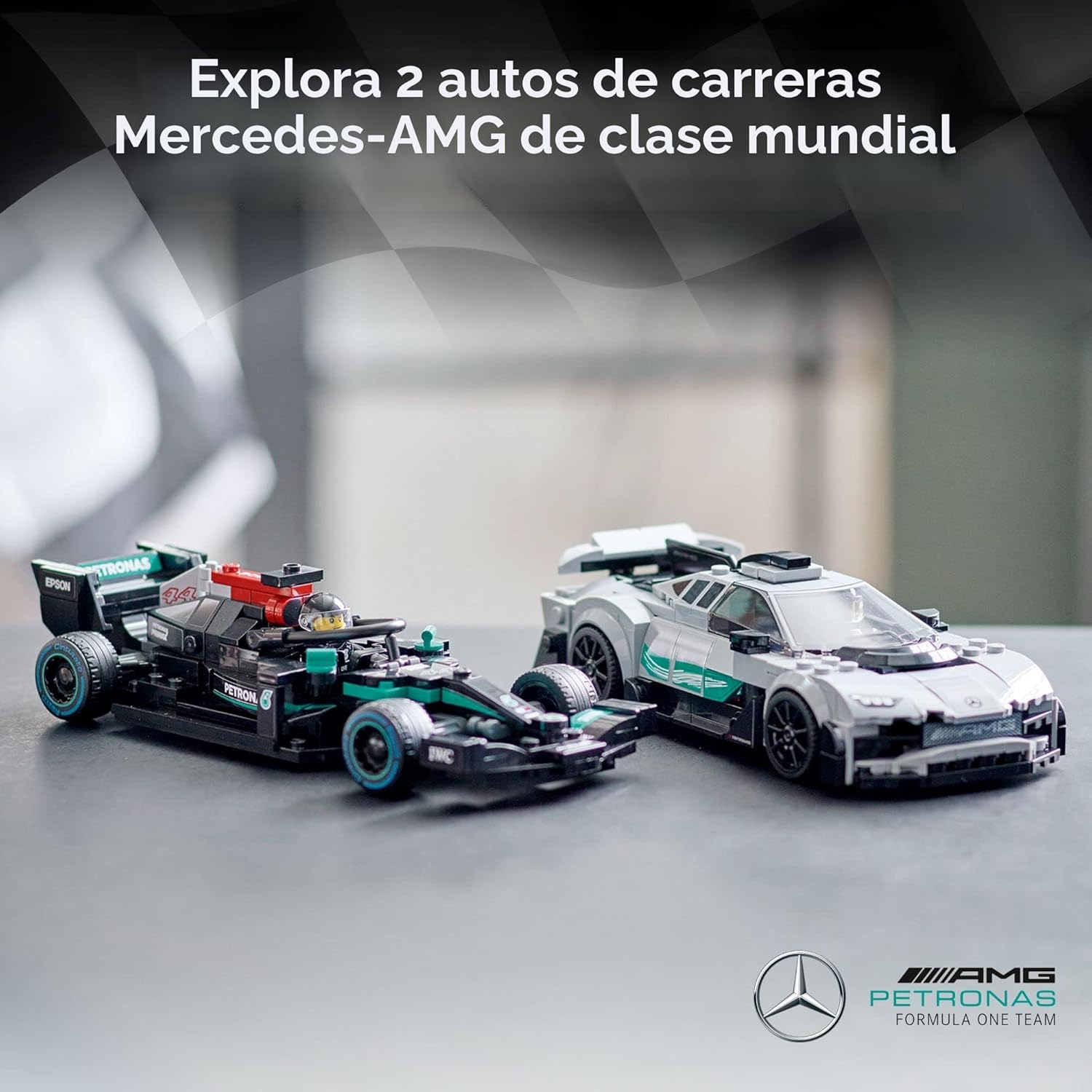 LEGO Speed Champions Mercedes-AMG F1 W12 E, juego de autos de jugue...