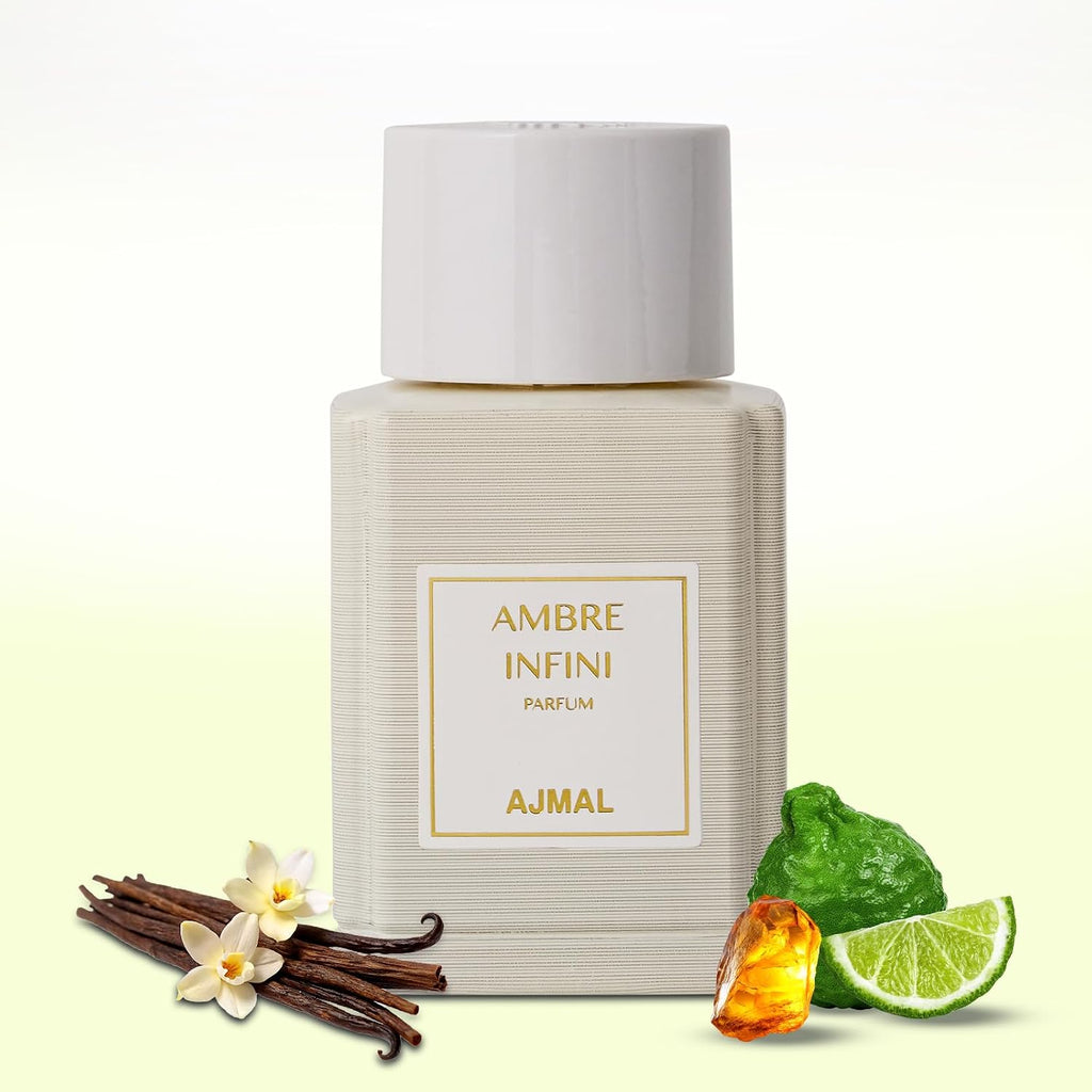 Ajmal Oud Marquis Ambre Infini Eau de Parfum para Hombre, 3.4 fl oz...