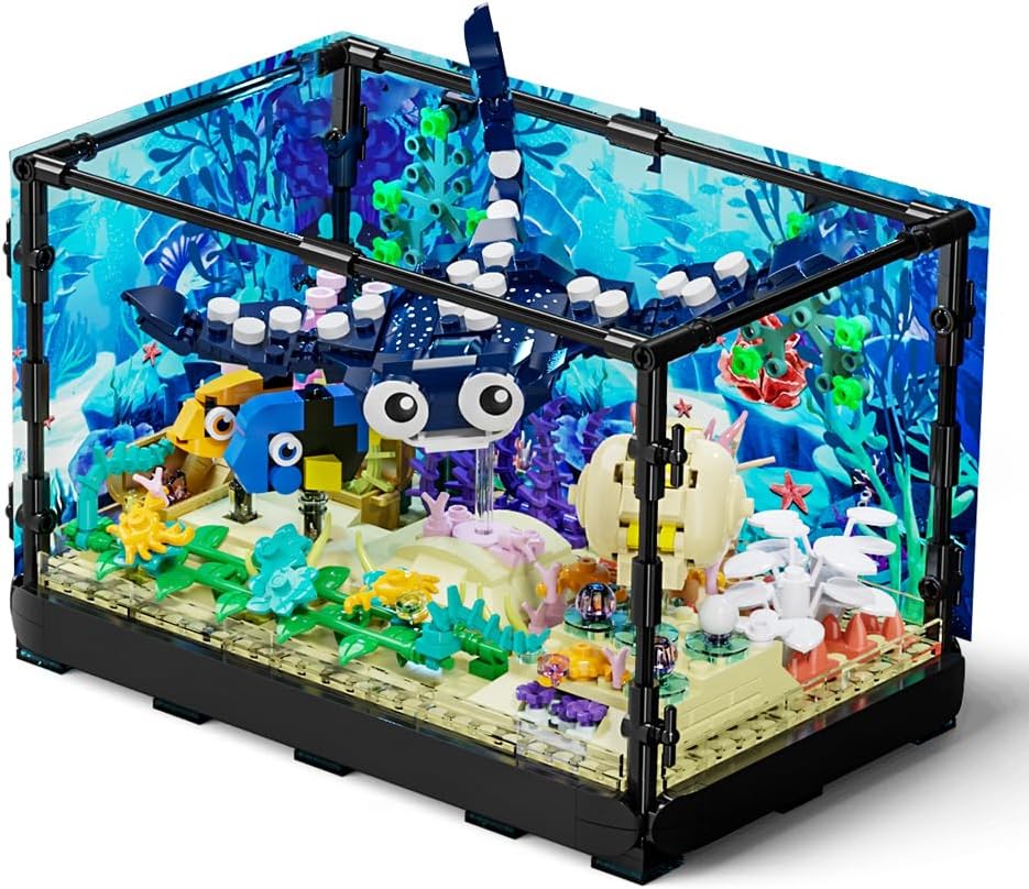 Maxiryx Fish Tank Building Set - Marine Aquarium Toy, Christmas, Bi...