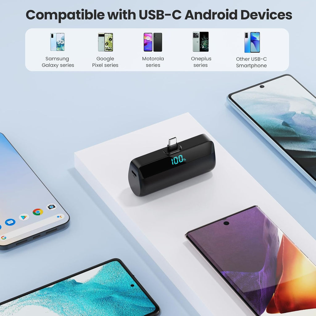 [Paquete de 2] Mini cargador portátil para iPhone 17\/16\/15, carga...
