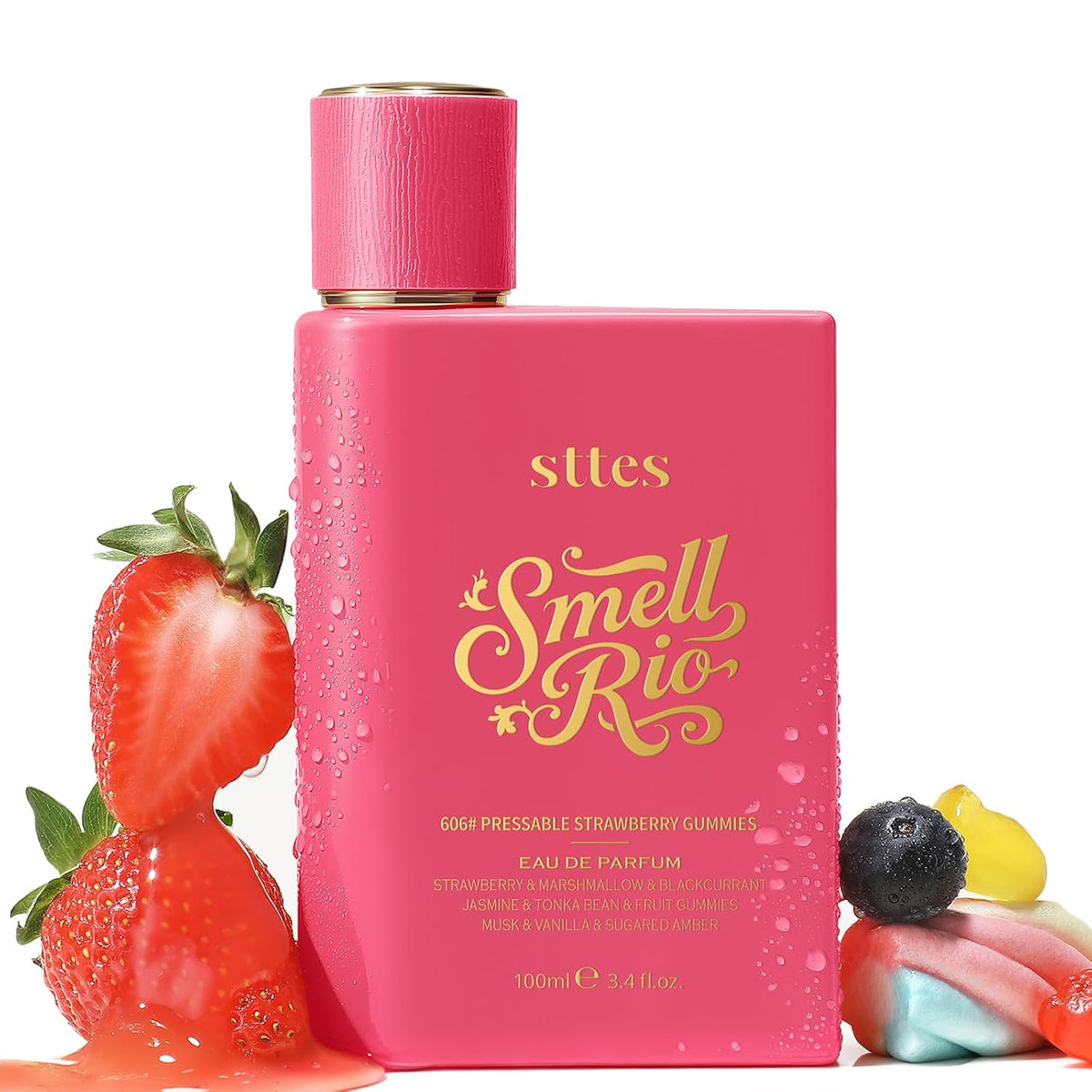 Sttes Smell Rio Perfume 606# (gomitas de fresa prensables) Perfume...