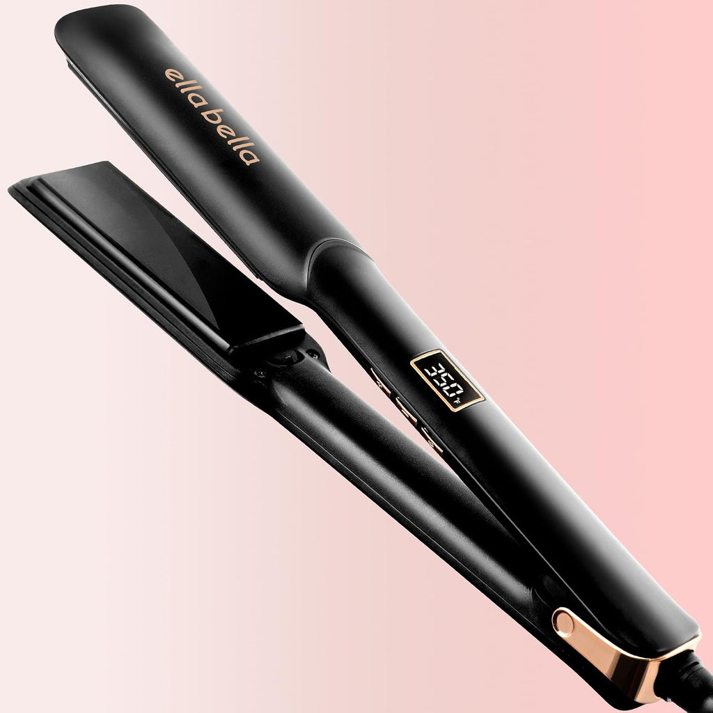 ELLA BELLA® Plancha Alisadora de Cerámica para Cabello \u2022 Planc...