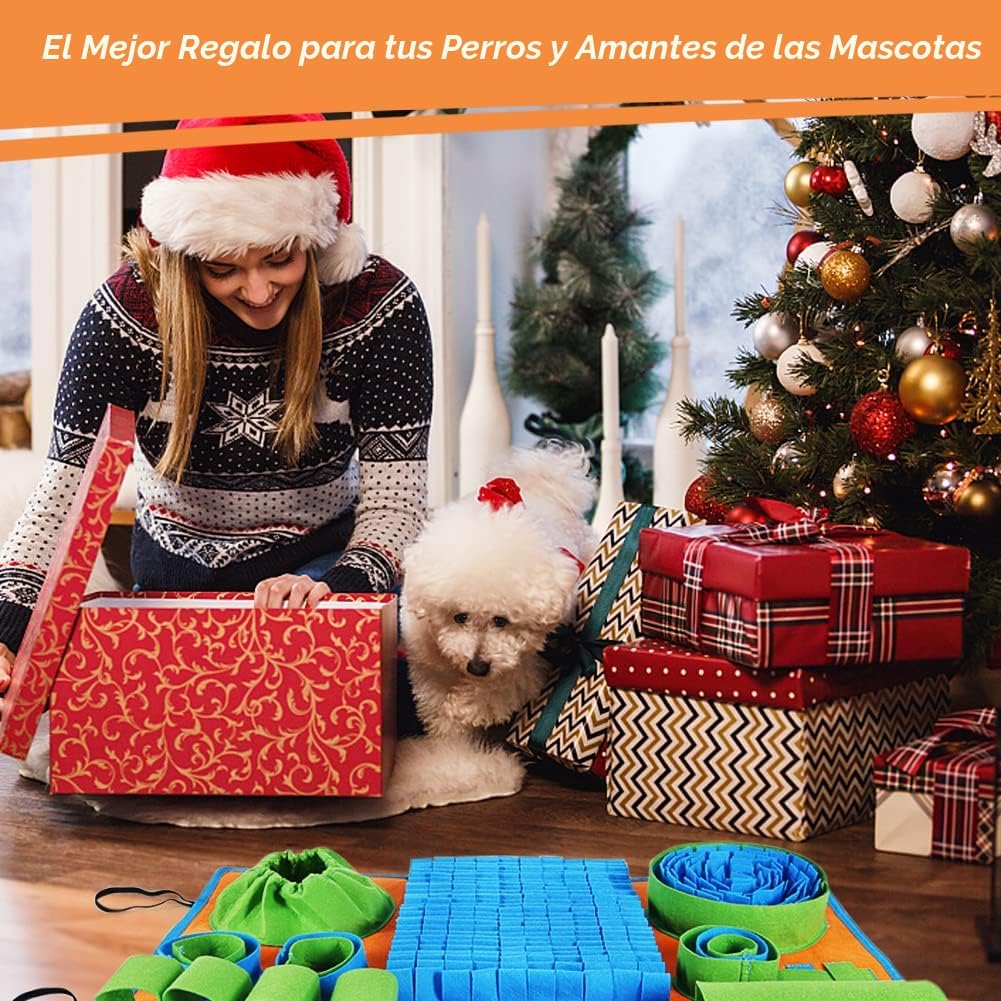 Vivifying Alfombrilla de olfateo para perros, juguete interactivo d...