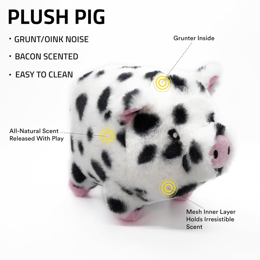 Juguetes para Perros Playology | Juguete de Peluche Cerdo Animal de...