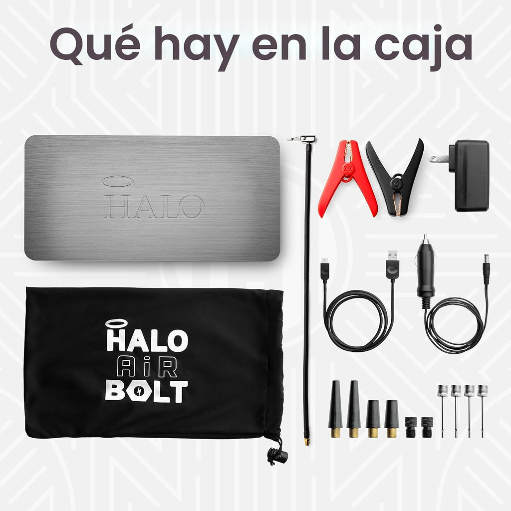 HALO Bolt Air 58830 Arrancador de batería portátil para automóvil |...