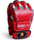 ZooBoo Guantes MMA, Guantes de Boxeo de Medio Dedo Mitones MMA con...