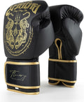 Guantes de boxeo, diseño simétrico con dos tigres, guantes de entre...
