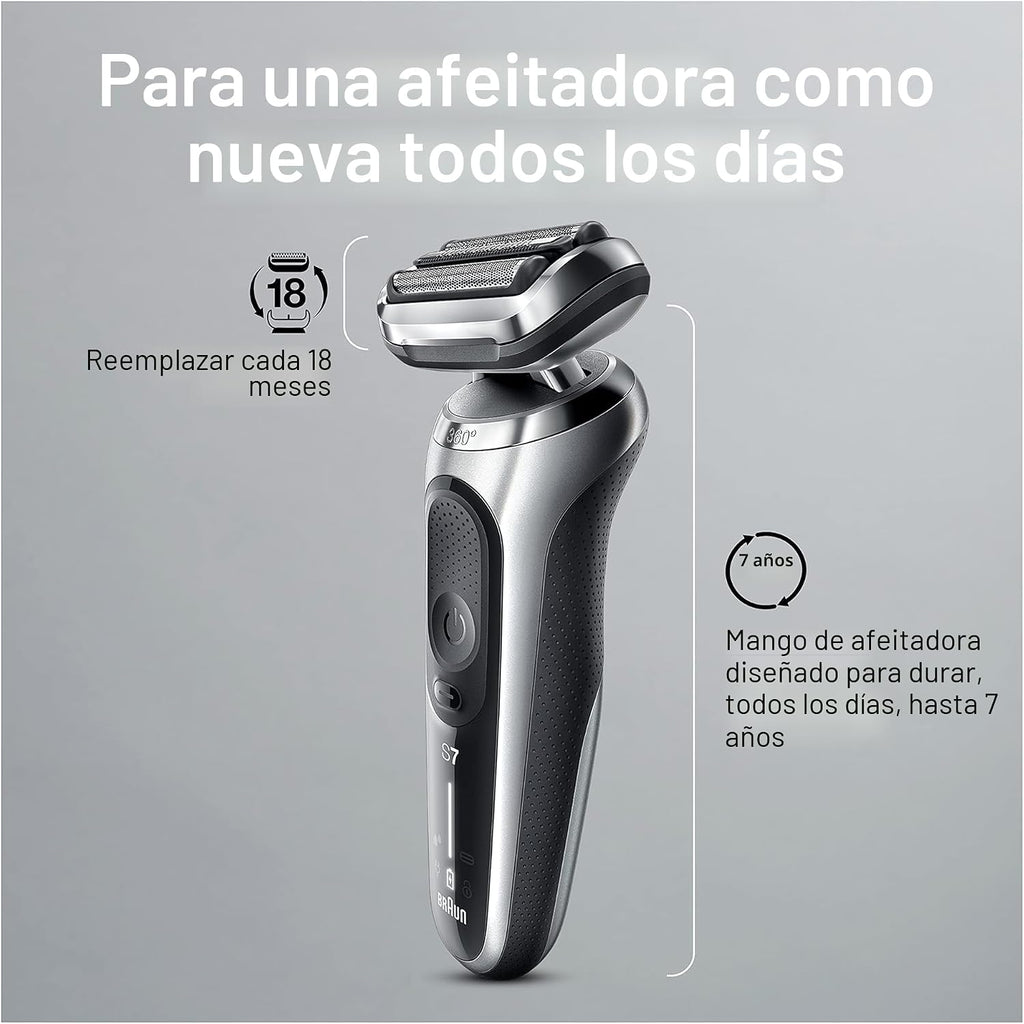 Braun Series 7 7032cs - Maquinilla de afeitar eléctrica flexible pa...