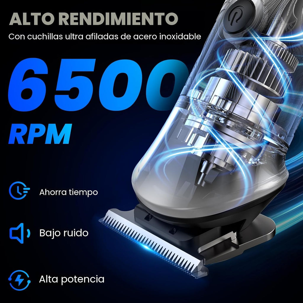 Ufree Recortadora de barba para hombres, afeitadora eléctrica 7 en...