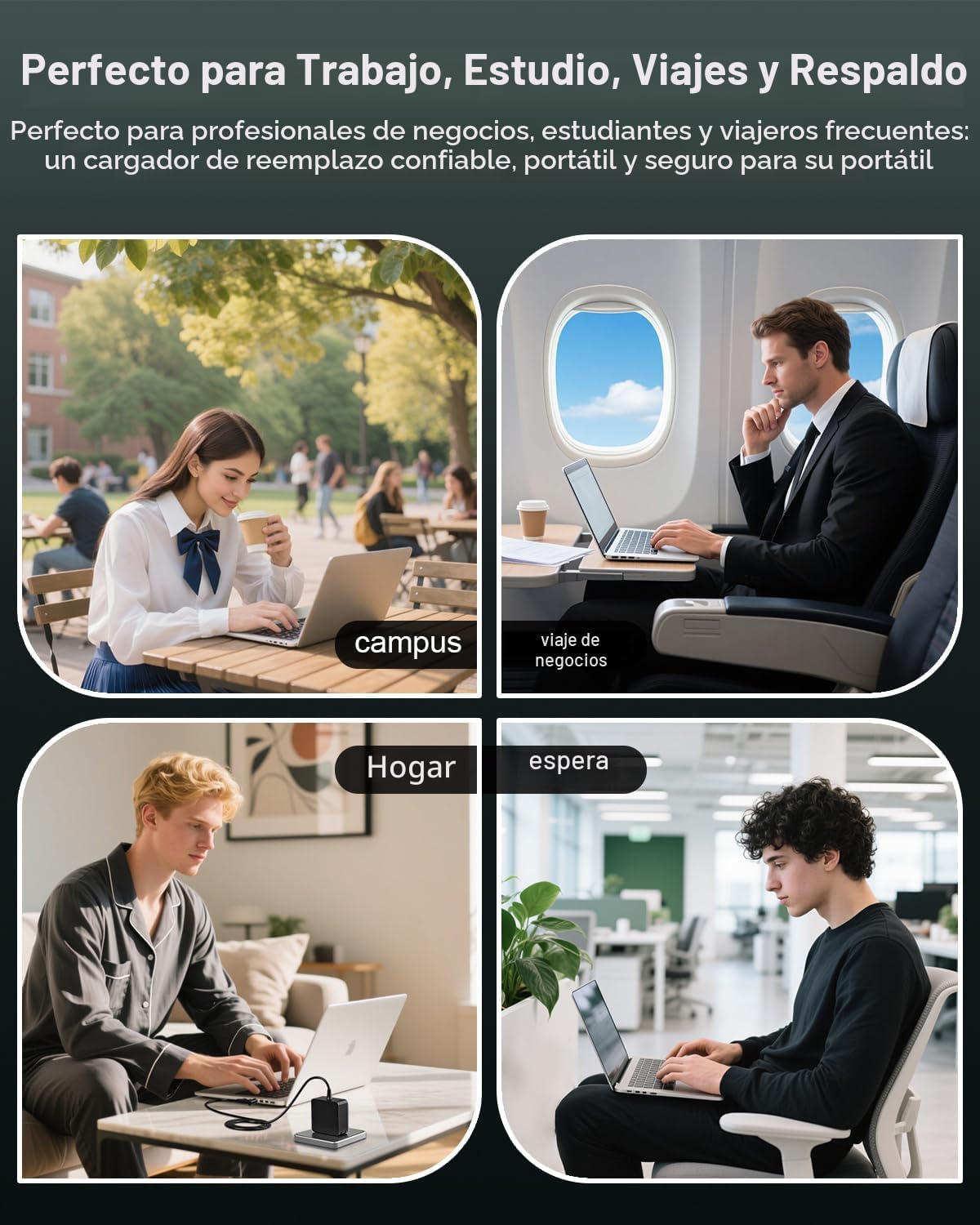 Cargador de portátil Superer para Asus Vivobook, Zenbook y más seri...
