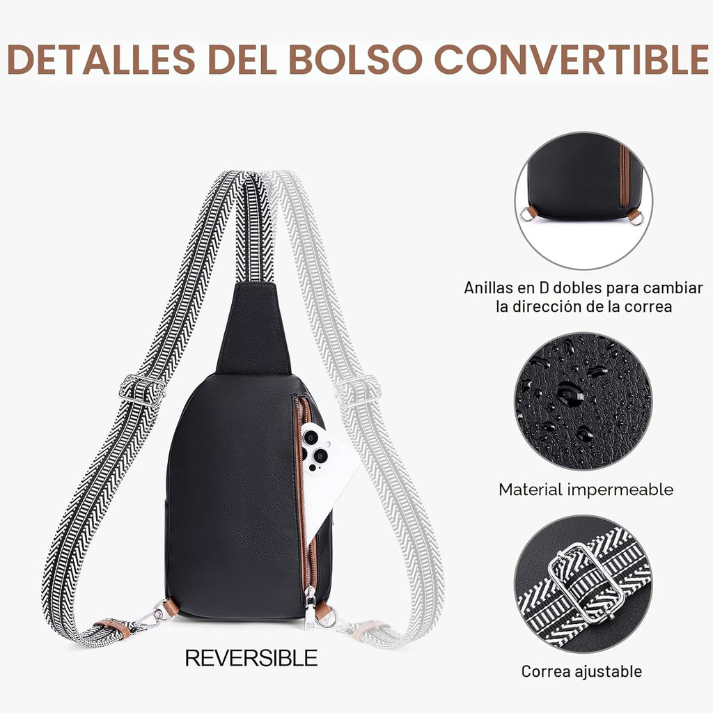 Lexiyat Bolsos de Cadera Antirrobo para Mujeres, Bolso de Pecho par...