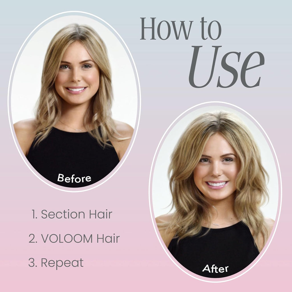 Voloom Rootie Plancha de Cabello de Cerámica Profesional Voluminiza...
