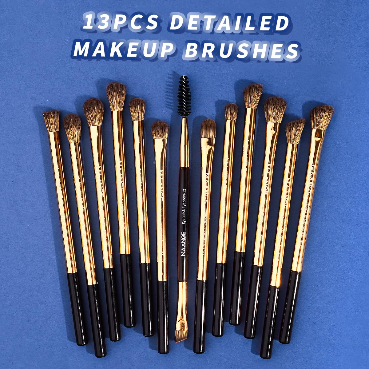 MAANGE Juego de 20 brochas de maquillaje, pinceles kabuki de doble...