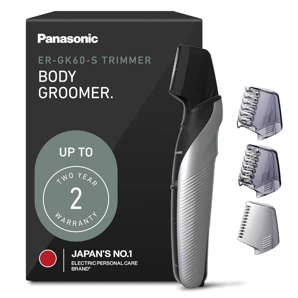 Panasonic Recortadora de Vello Corporal para Hombres, Diseño Inalám...