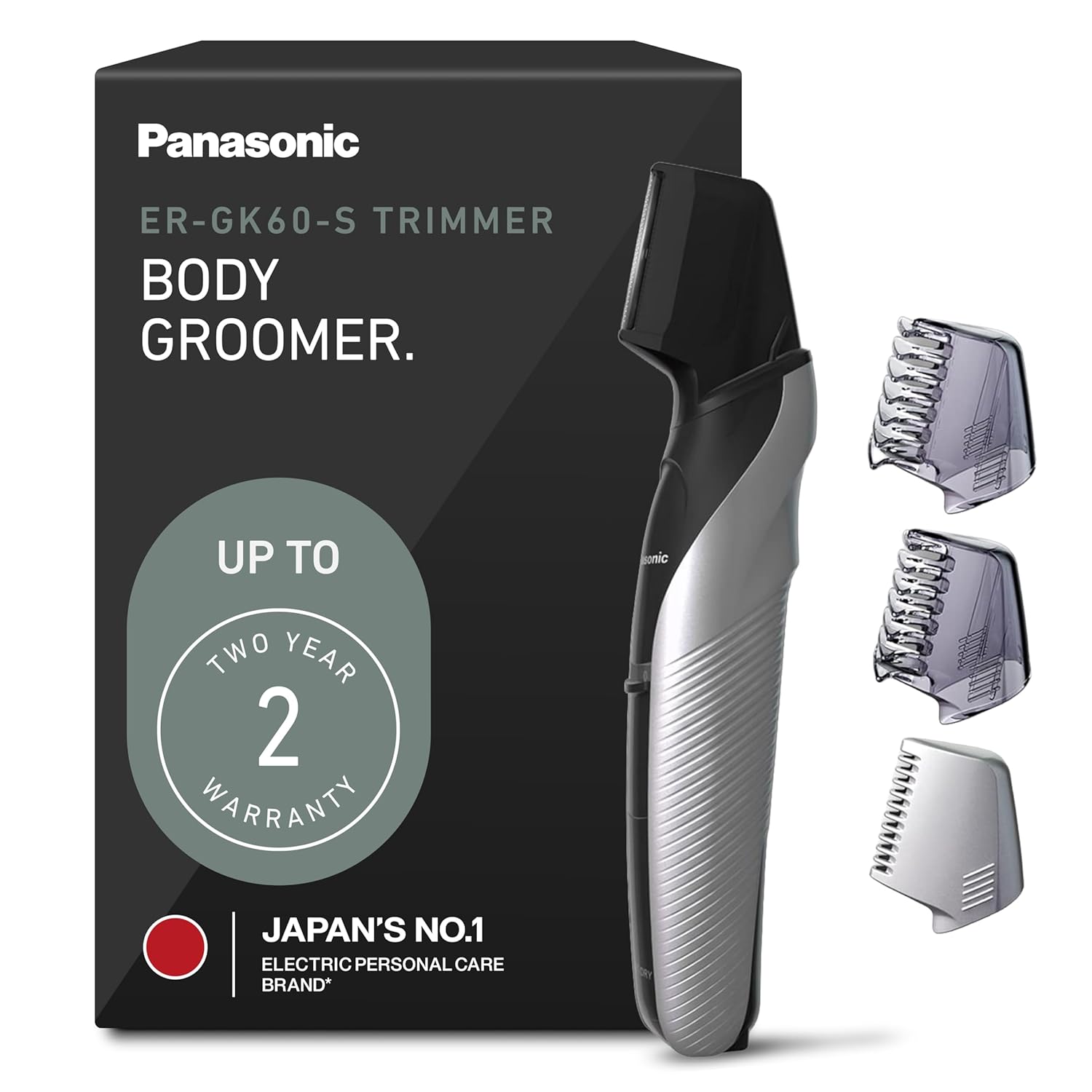 Panasonic Recortadora de Vello Corporal para Hombres, Diseño Inalám...