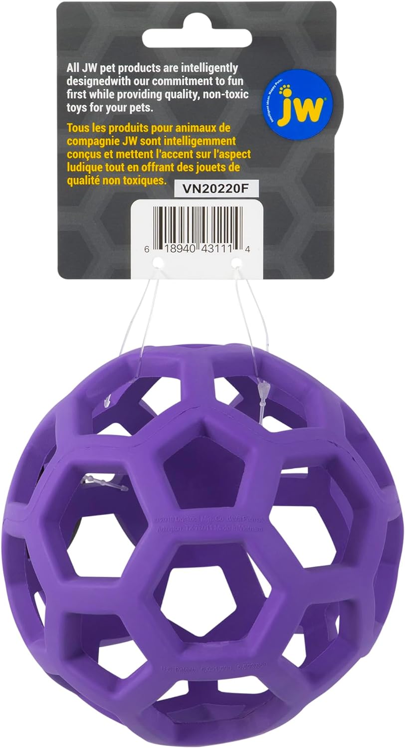 JW Pet Hol-ee Roller - Bola de rompecabezas de juguete para perros,...