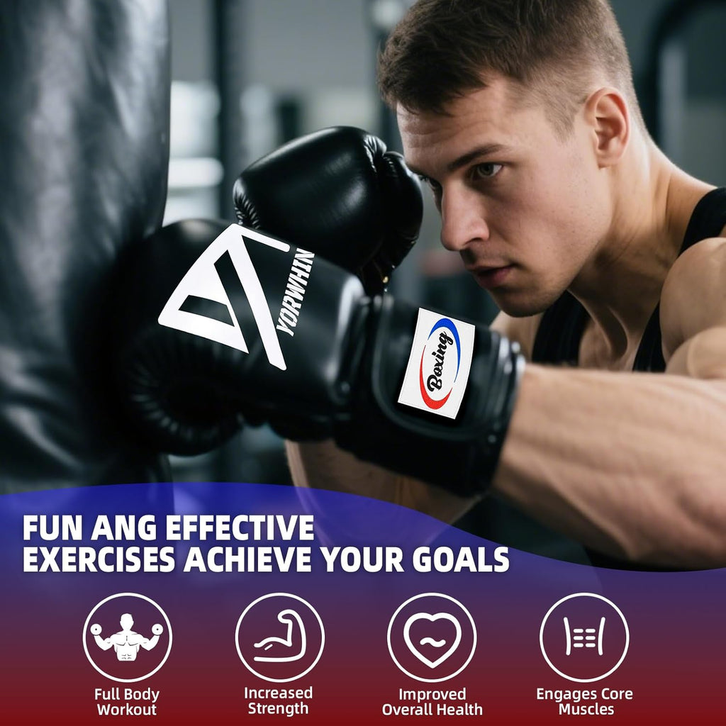 Guantes de boxeo para hombres y mujeres, guantes de entrenamiento y...