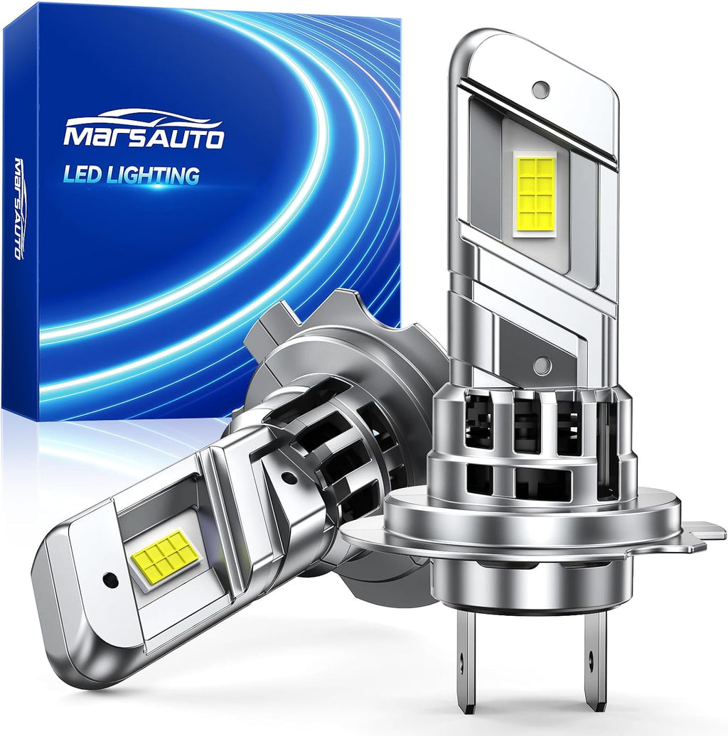 Marsauto Bombillas LED H7 de la serie M2P, bombillas H7 de tamaño m...