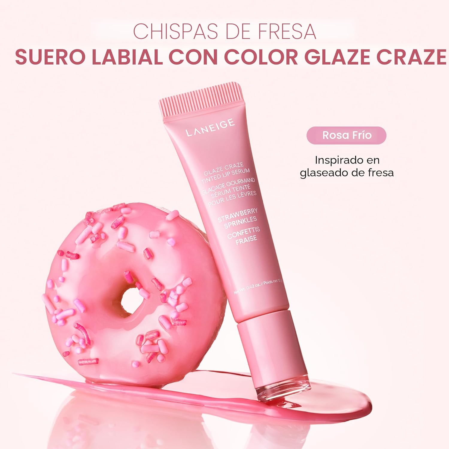 LANEIGE - Suero labial brillante Glaze Craze: Suero labial hidratan...