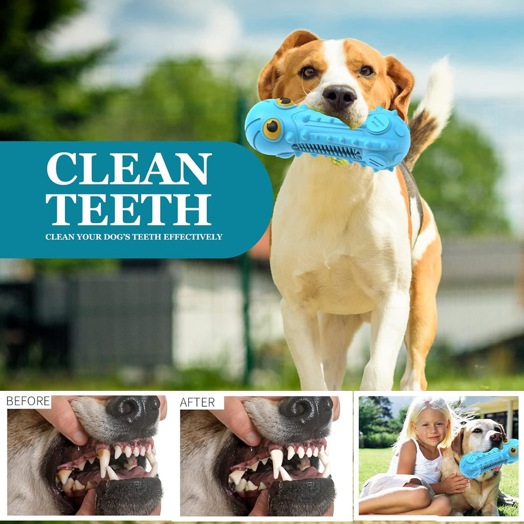 ZIKATON Juguetes chirriantes para perros masticadores agresivos, ju...