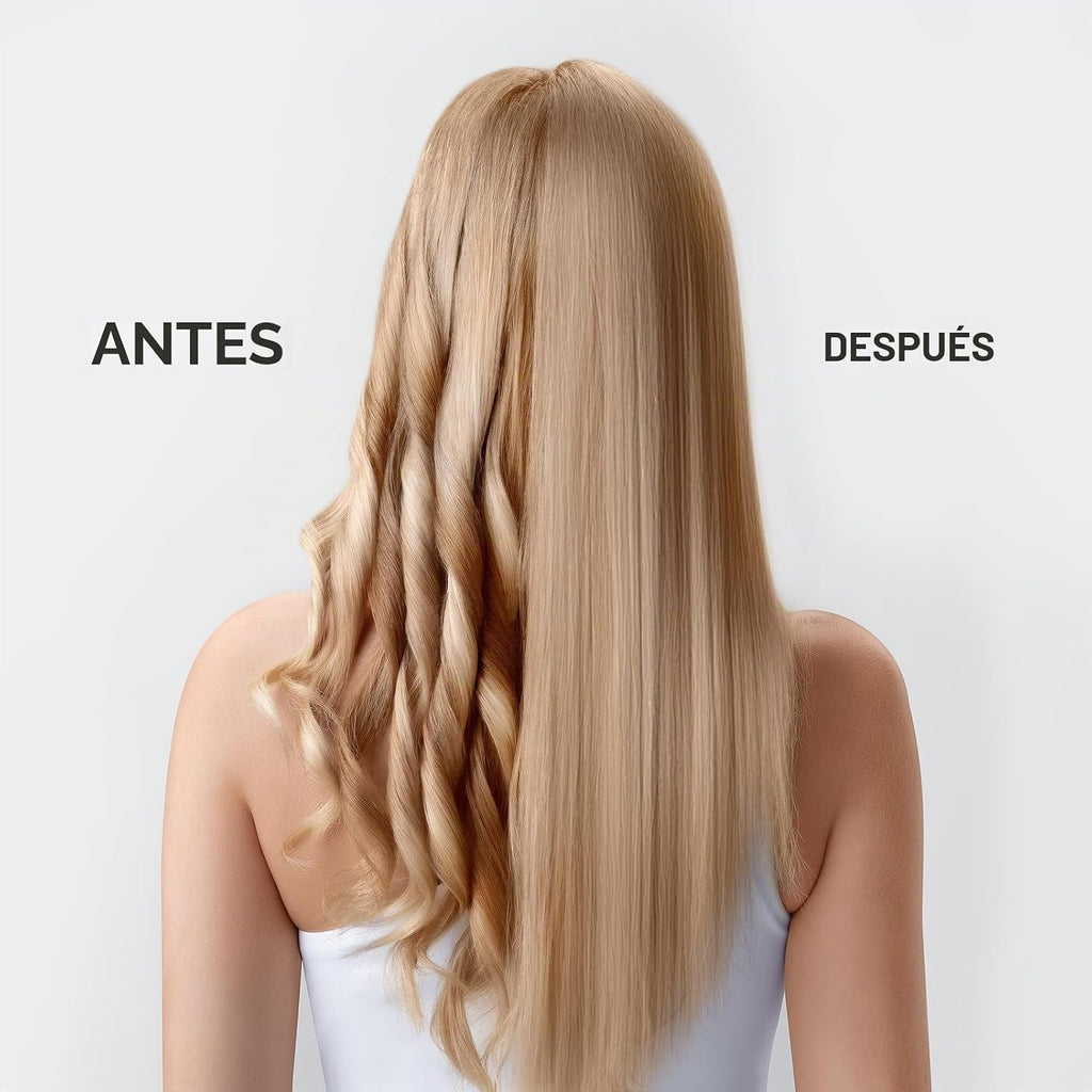Beautigo - Plancha de pelo a vapor con tanque de 0.8 fl oz y placas...
