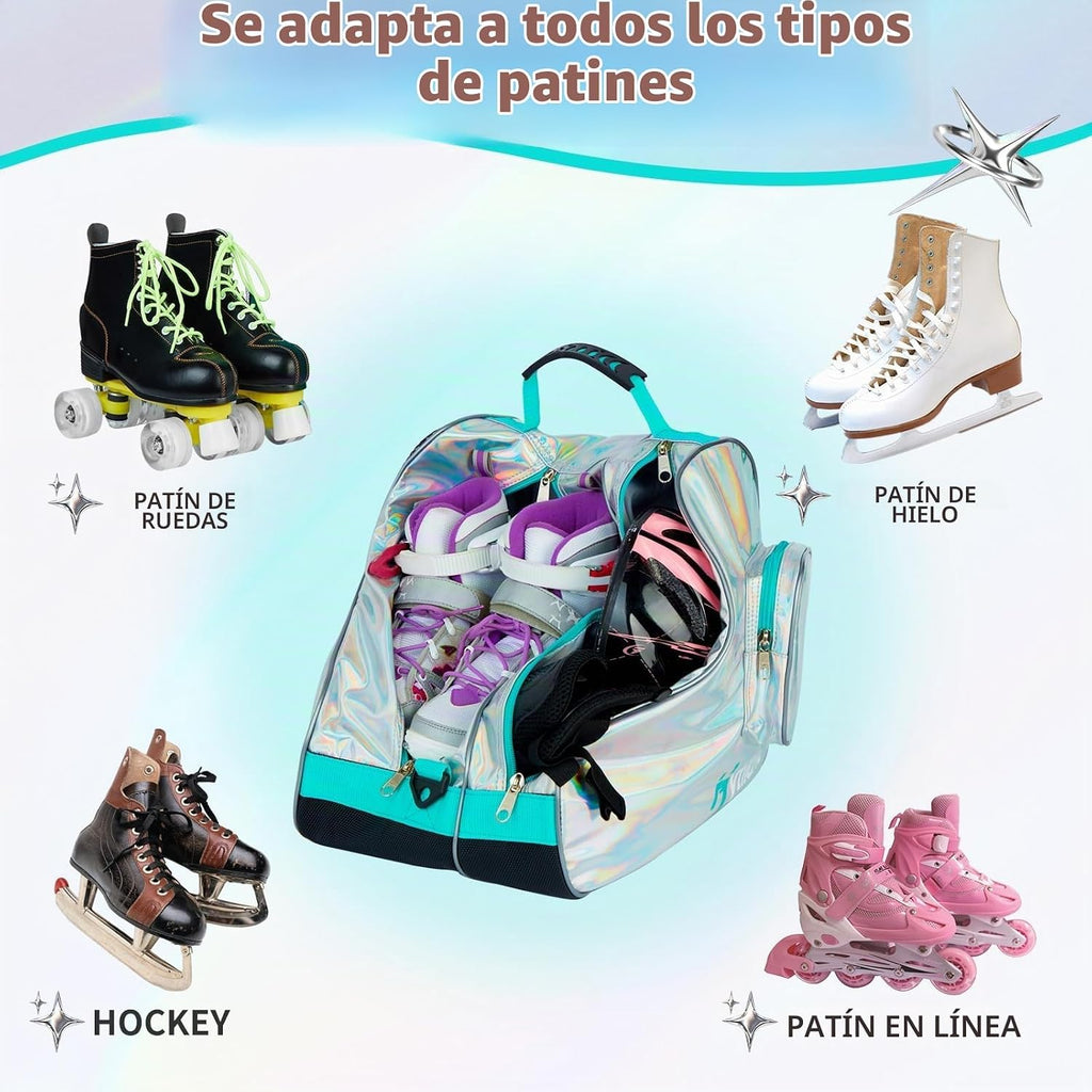 Hytiland Roller Skate Bag for Inline Skates Ice Skates and Figure S...