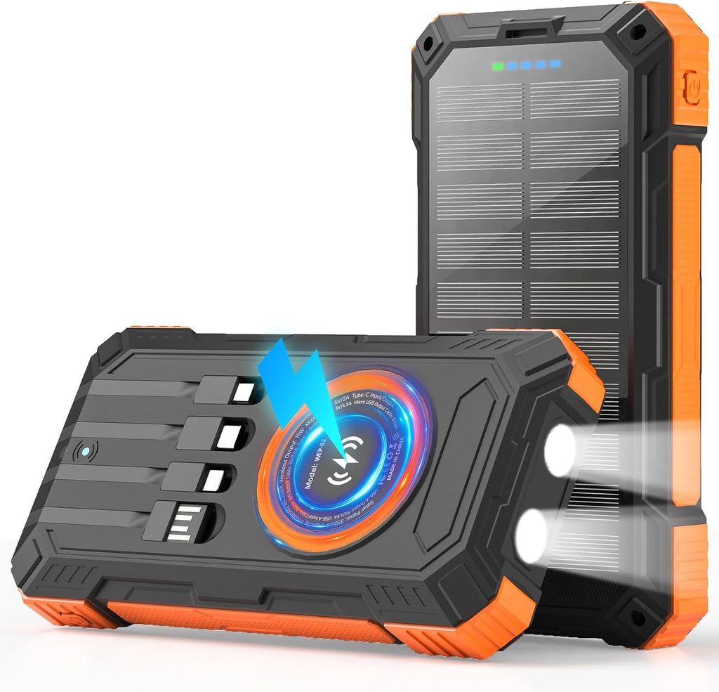 YOLOSKS Cargador solar de 49800 mAh, cargador de teléfono portátil...