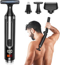 NUBACK Afeitadora eléctrica de espalda para hombres, afeitadora de...